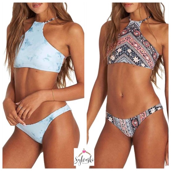 Billabong Other - Billabong Set Blissed Out Reversible High Neck Set